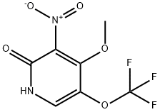 2-Hydroxy-4-methoxy-3-nitro-5-(trifluoromethoxy)pyridine Structure