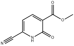 3-Pyridinecarboxylic acid, 6-cyano-1,2-dihydro-2-oxo-, methyl ester 结构式