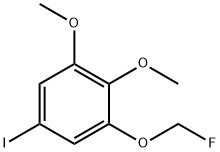 1,2-Dimethoxy-5-iodo-3-(fluoromethoxy)benzene 结构式