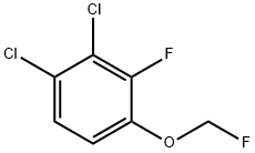 1,2-Dichloro-3-fluoro-4-(fluoromethoxy)benzene Structure