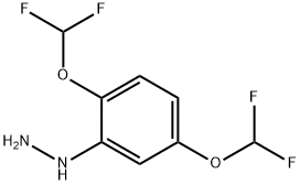 (2,5-Bis(difluoromethoxy)phenyl)hydrazine,1806314-55-5,结构式