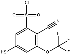 1806314-61-3 2-Cyano-5-mercapto-3-(trifluoromethoxy)benzenesulfonylchloride