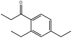 1-Propanone, 1-(2,4-diethylphenyl)- Struktur