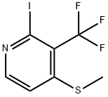 2-Iodo-4-(methylthio)-3-(trifluoromethyl)pyridine 结构式