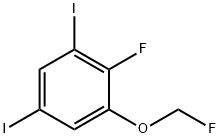 1,5-Diiodo-2-fluoro-3-(fluoromethoxy)benzene Structure