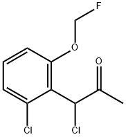 1-Chloro-1-(2-chloro-6-(fluoromethoxy)phenyl)propan-2-one,1806324-10-6,结构式