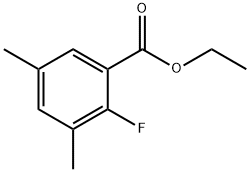 2-氟-3,5-二甲基苯甲酸乙酯,1806332-81-9,结构式