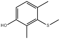 Phenol, 2,4-dimethyl-3-(methylthio)- Structure