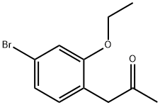 1-(4-Bromo-2-ethoxyphenyl)propan-2-one Structure