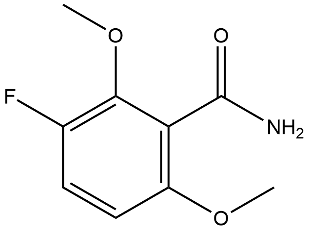 3-Fluoro-2,6-dimethoxybenzamide 结构式