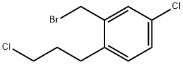 5-Chloro-2-(3-chloropropyl)benzylbromide 结构式