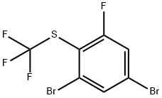 1,5-Dibromo-3-fluoro-2-(trifluoromethylthio)benzene,1806351-89-2,结构式