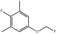 1,3-Dimethyl-2-fluoro-5-(fluoromethoxy)benzene Structure