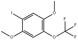 1,4-Dimethoxy-2-iodo-5-(trifluoromethoxy)benzene Structure