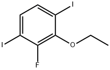 Benzene, 2-ethoxy-3-fluoro-1,4-diiodo- Structure