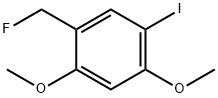 1,5-Dimethoxy-2-iodo-4-(fluoromethyl)benzene,1806392-05-1,结构式