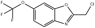 Benzoxazole, 2-(chloromethyl)-6-(trifluoromethoxy)- Structure