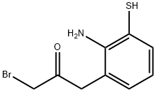 1-(2-Amino-3-mercaptophenyl)-3-bromopropan-2-one Structure