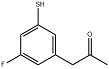 1-(3-Fluoro-5-mercaptophenyl)propan-2-one,1806408-41-2,结构式