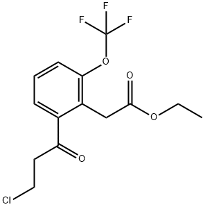 1806415-50-8 Ethyl 2-(3-chloropropanoyl)-6-(trifluoromethoxy)phenylacetate