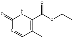 4-Pyrimidinecarboxylic acid, 2,3-dihydro-5-methyl-2-oxo-, ethyl ester Structure