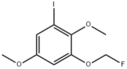 1,4-Dimethoxy-2-iodo-6-(fluoromethoxy)benzene Structure