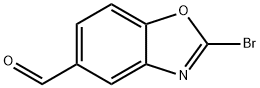 5-Benzoxazolecarboxaldehyde, 2-bromo- Structure