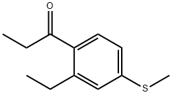 1-(2-Ethyl-4-(methylthio)phenyl)propan-1-one Struktur