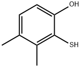 2,3-Dimethyl-6-hydroxythiophenol 化学構造式