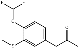 1-(4-(Difluoromethoxy)-3-(methylthio)phenyl)propan-2-one|