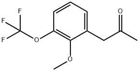 2-(2-Oxopropyl)-6-(trifluoromethoxy)anisole 结构式