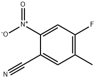 Benzonitrile, 4-fluoro-5-methyl-2-nitro- Structure