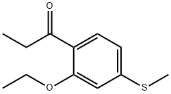 1-(2-Ethoxy-4-(methylthio)phenyl)propan-1-one Struktur