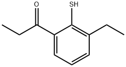 1-(3-Ethyl-2-mercaptophenyl)propan-1-one,1806484-64-9,结构式