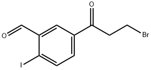 5-(3-Bromopropanoyl)-2-iodobenzaldehyde 结构式