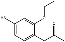 1-(2-Ethoxy-4-mercaptophenyl)propan-2-one Structure