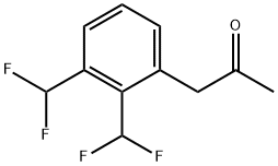 1-(2,3-Bis(difluoromethyl)phenyl)propan-2-one Structure