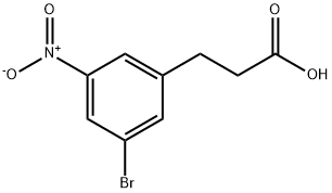 Benzenepropanoic acid, 3-bromo-5-nitro-|3-溴-5-硝基苯丙酸