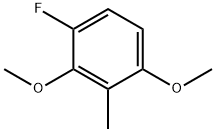 Benzene, 1-fluoro-2,4-dimethoxy-3-methyl- 结构式