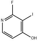 2-氟-3-碘吡啶-4-醇,1806541-02-5,结构式
