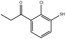 1-(2-Chloro-3-mercaptophenyl)propan-1-one Structure