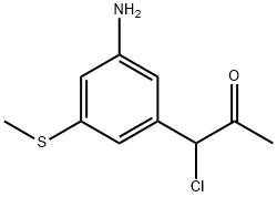 1806548-54-8 1-(3-Amino-5-(methylthio)phenyl)-1-chloropropan-2-one