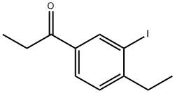 1-(4-Ethyl-3-iodophenyl)propan-1-one Structure