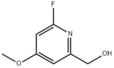 2-Pyridinemethanol, 6-fluoro-4-methoxy- Struktur