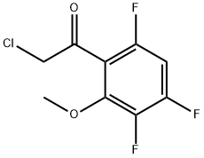 2'-Methoxy-3',4',6'-trifluorophenacyl chloride Structure