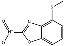 4-(Methylthio)-2-nitrobenzo[d]oxazole Struktur