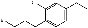 1-(3-Bromopropyl)-2-chloro-4-ethylbenzene Structure