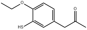 1-(4-Ethoxy-3-mercaptophenyl)propan-2-one 结构式