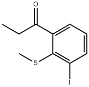 1-(3-Iodo-2-(methylthio)phenyl)propan-1-one|