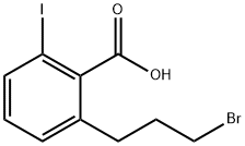 2-(3-Bromopropyl)-6-iodobenzoic acid,1806657-30-6,结构式